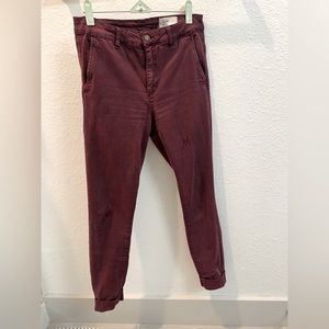 Maroon Pants For Work